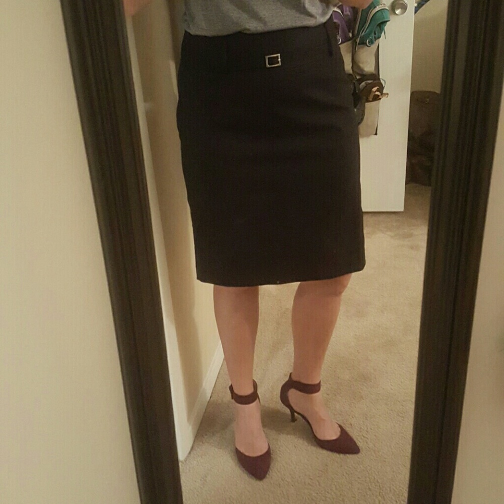 Classic Black Skirt Size 8