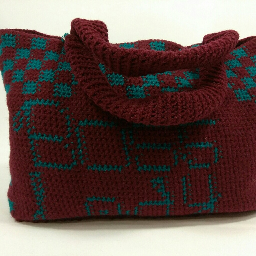 Boss lady crochet women handbag handmade