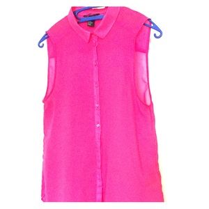 H&M Sheer Sleeveless Top