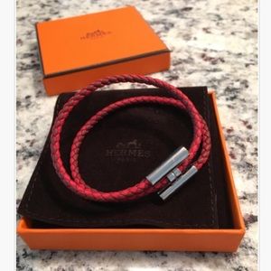 Hermes leather rope bracelet