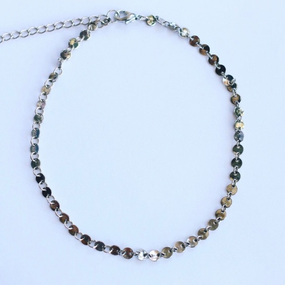 Silver Dainty Choker - Picture 3 of 3