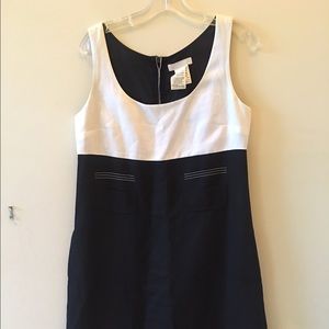 MaxMara Black & White Block Dress
