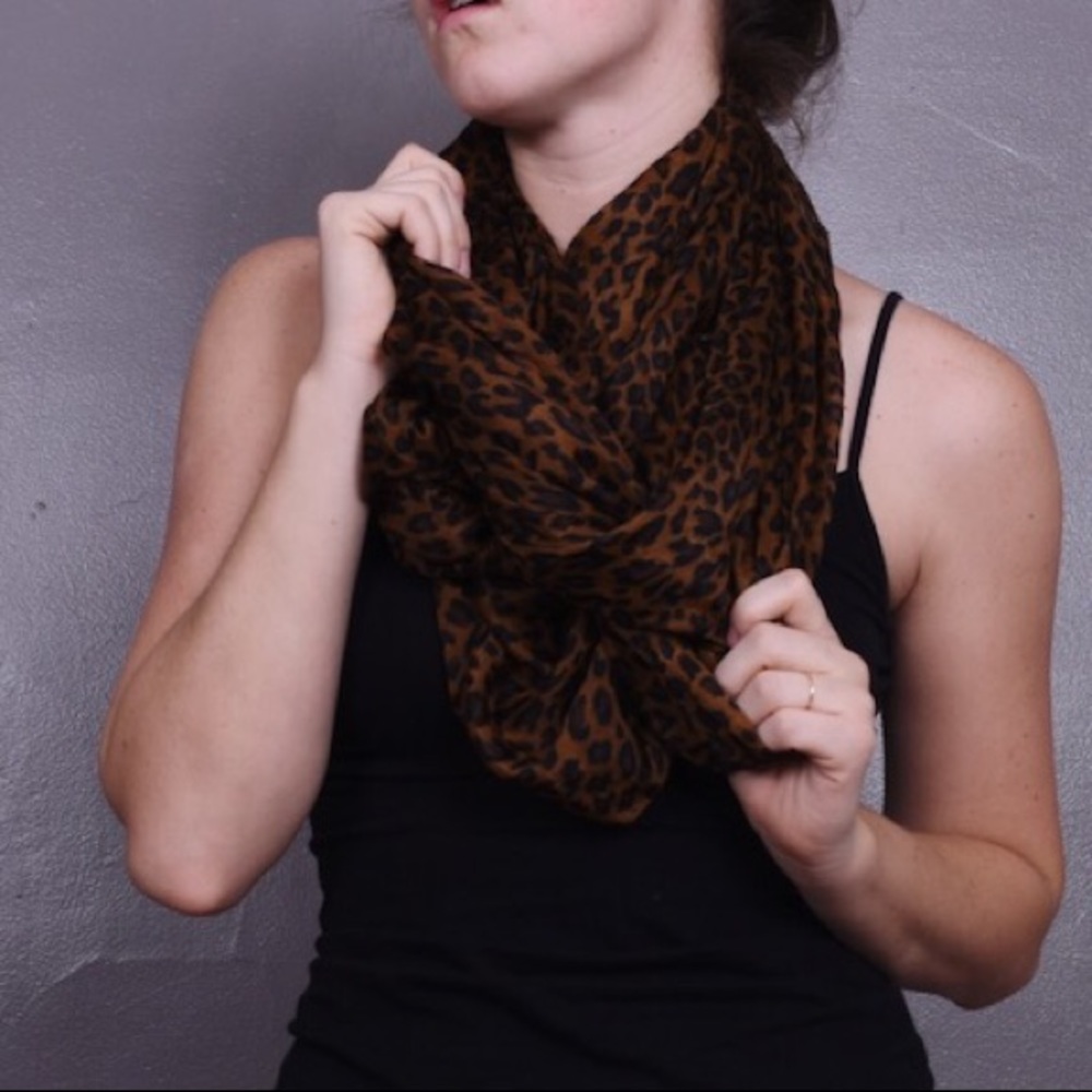 Cheetah Scarf.
