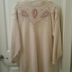 Gorgeous angora and lambswool sweater dress