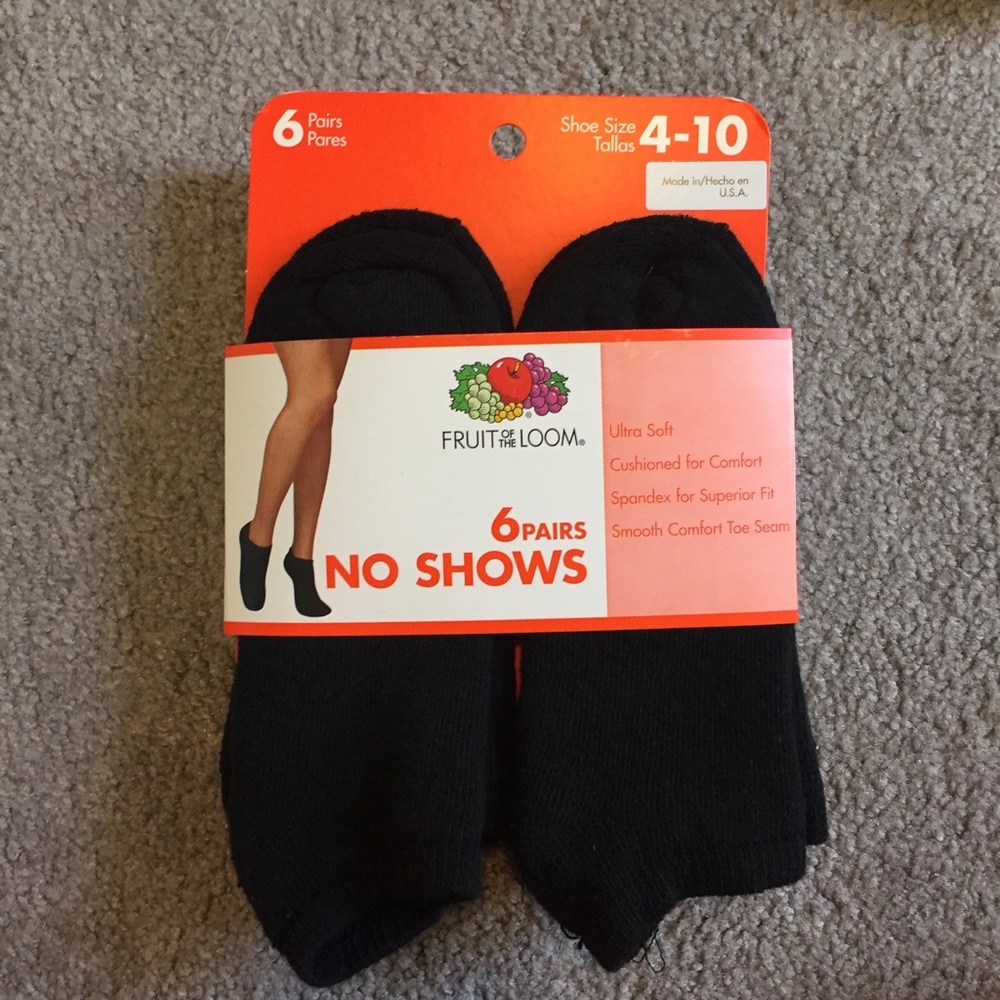 Fruit of the Loom NO SHOW socks