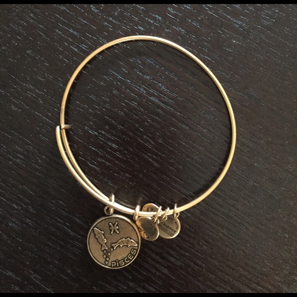 Alex & Ani Pisces Charm Bangle