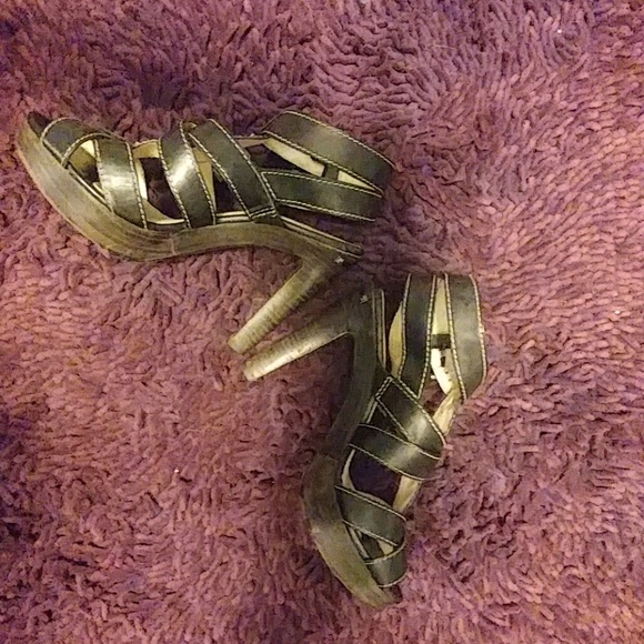 Coach Leather Cage Heels - Picture 2 of 4