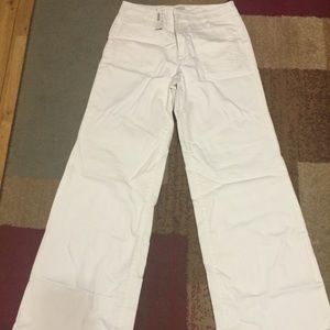 High waisted wide leg pants