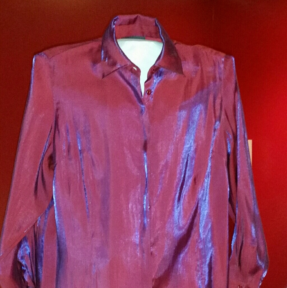 Working Classics Blouse. Vibrant color
