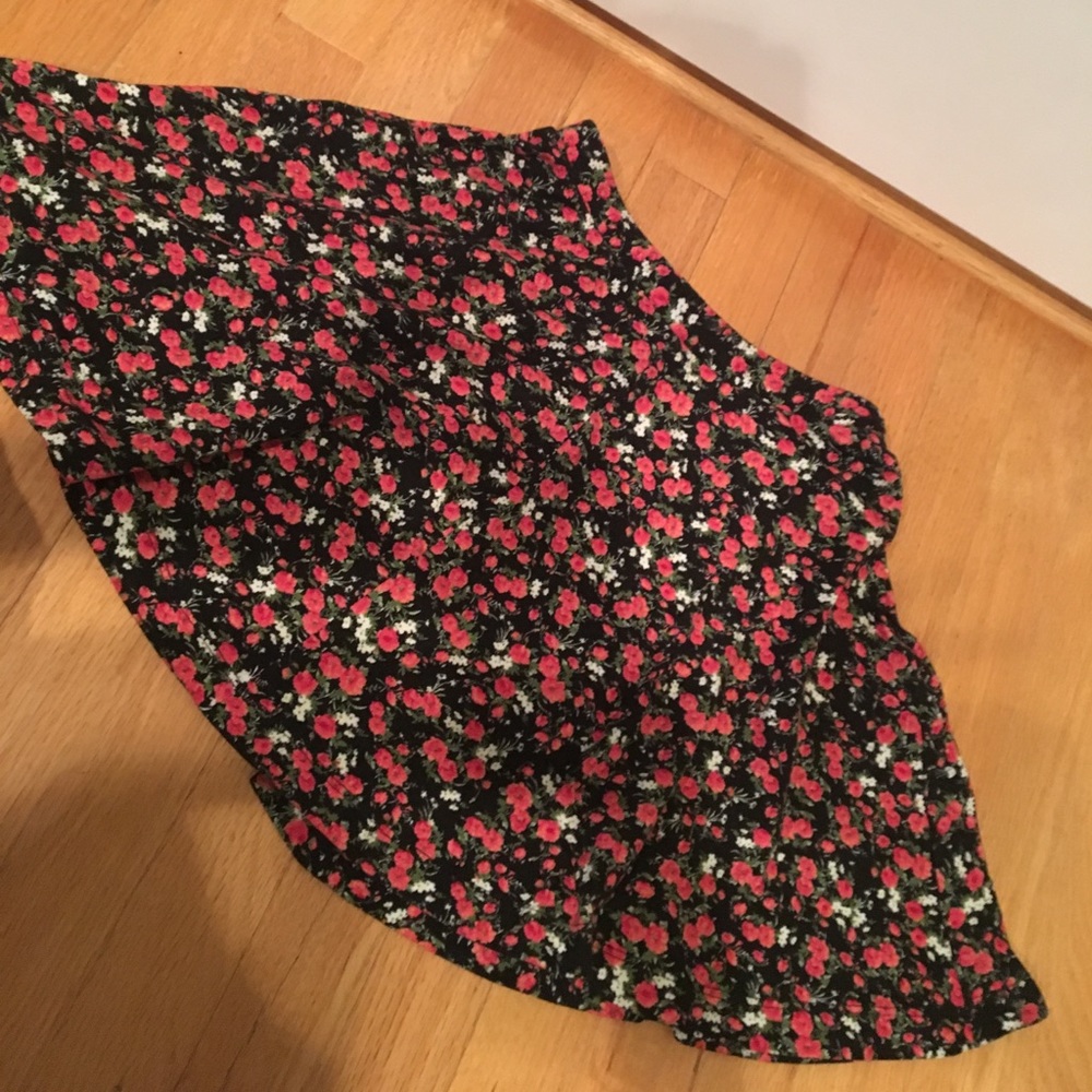Floral skater skirt