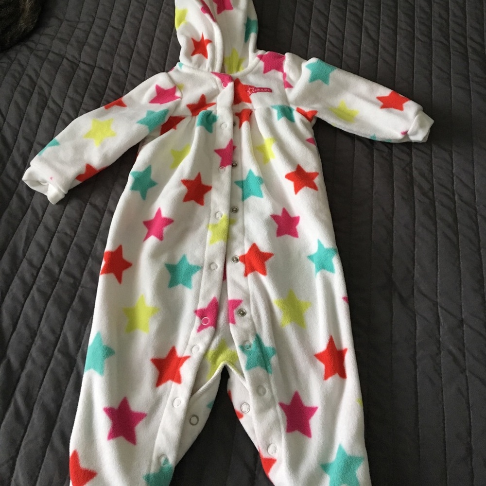 One piece snap suit