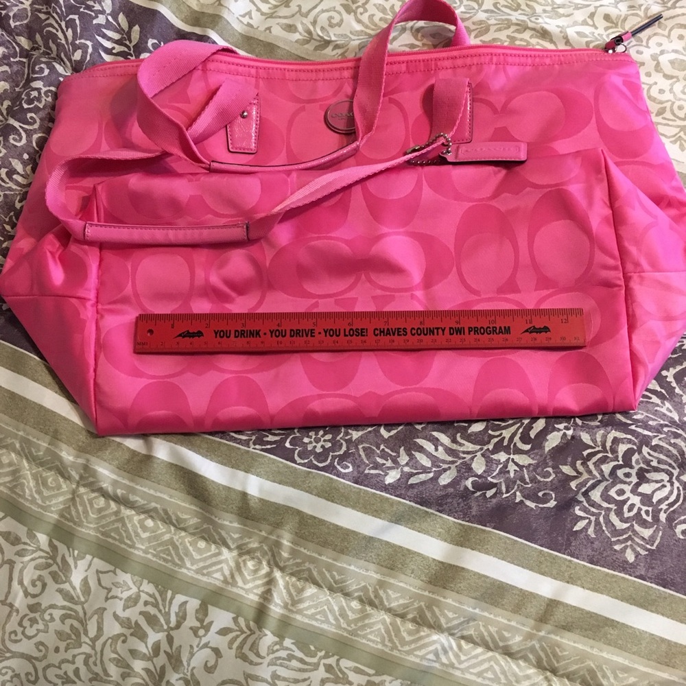 Coach overnight bag