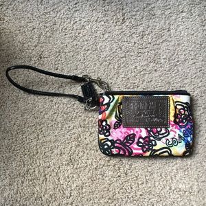 Coach Poppy Wristlet
