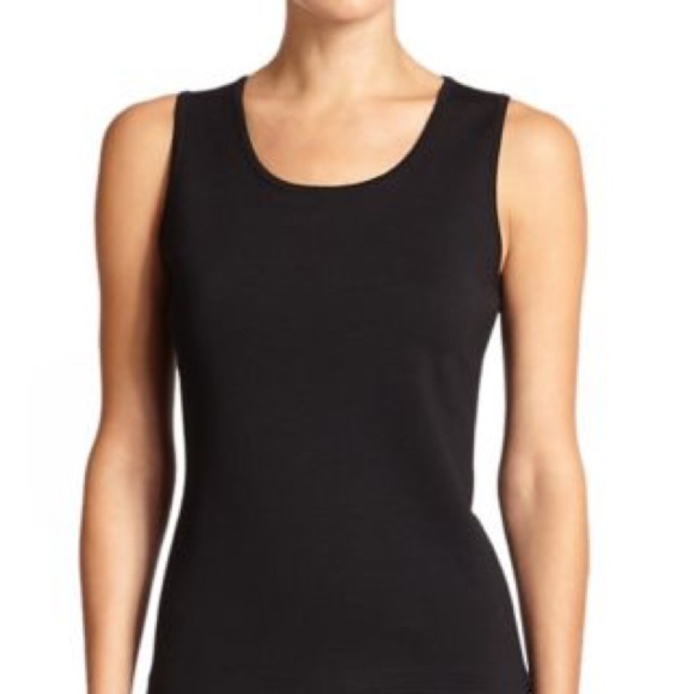 St John Wool Top Size Medium Black