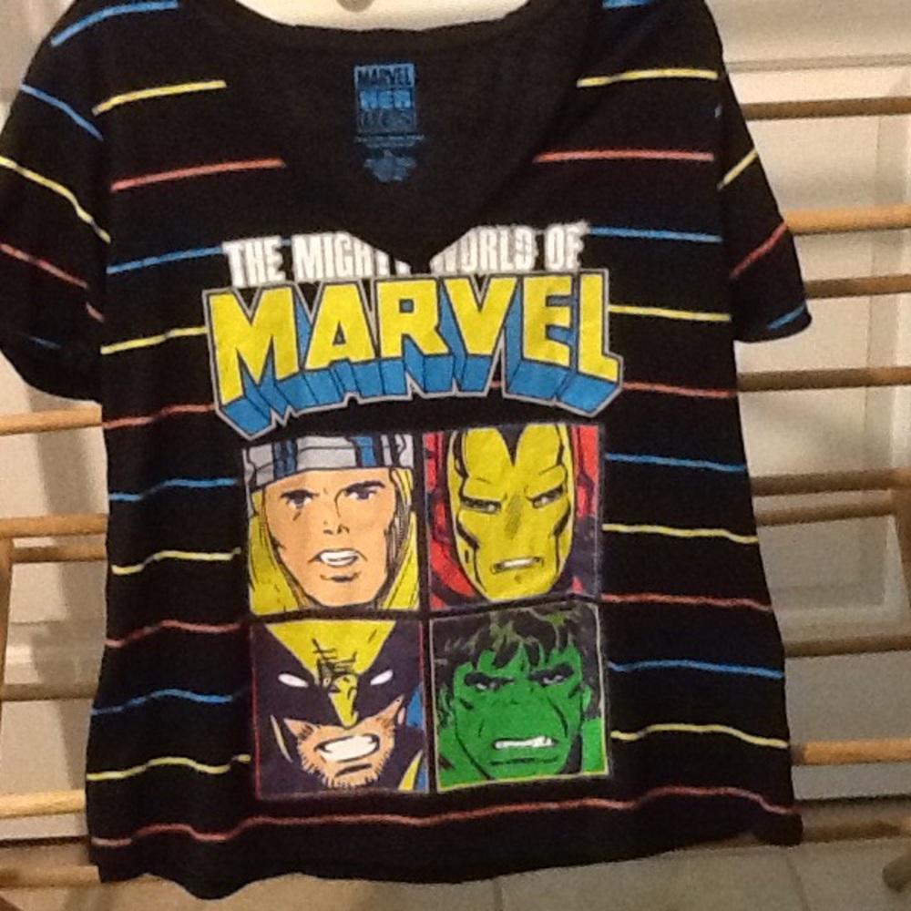 Retro Vintage Marvel Heroes Top
