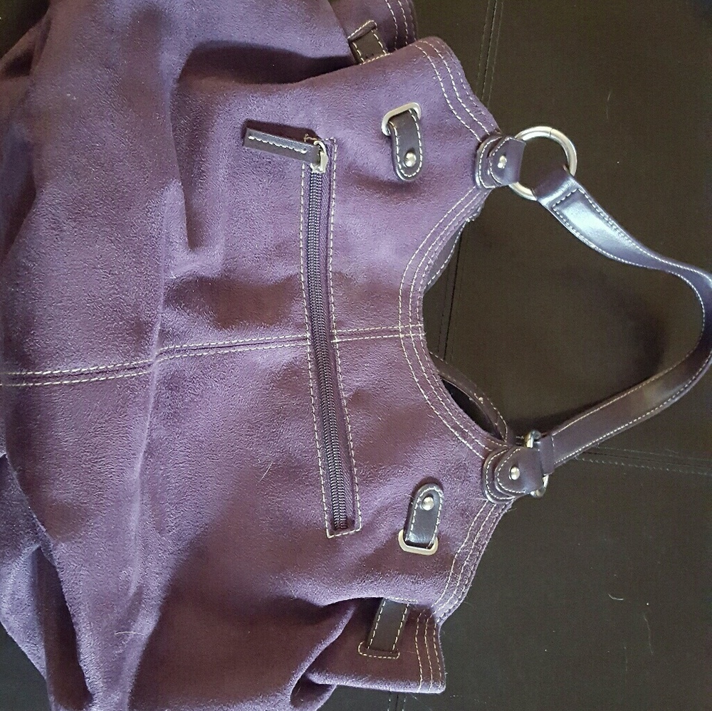 Sold!! Purple faux suede purse