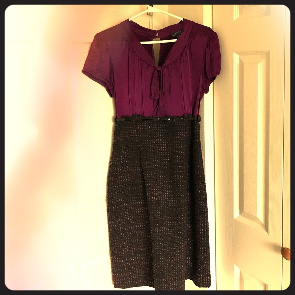 Tahari slim fitting dress