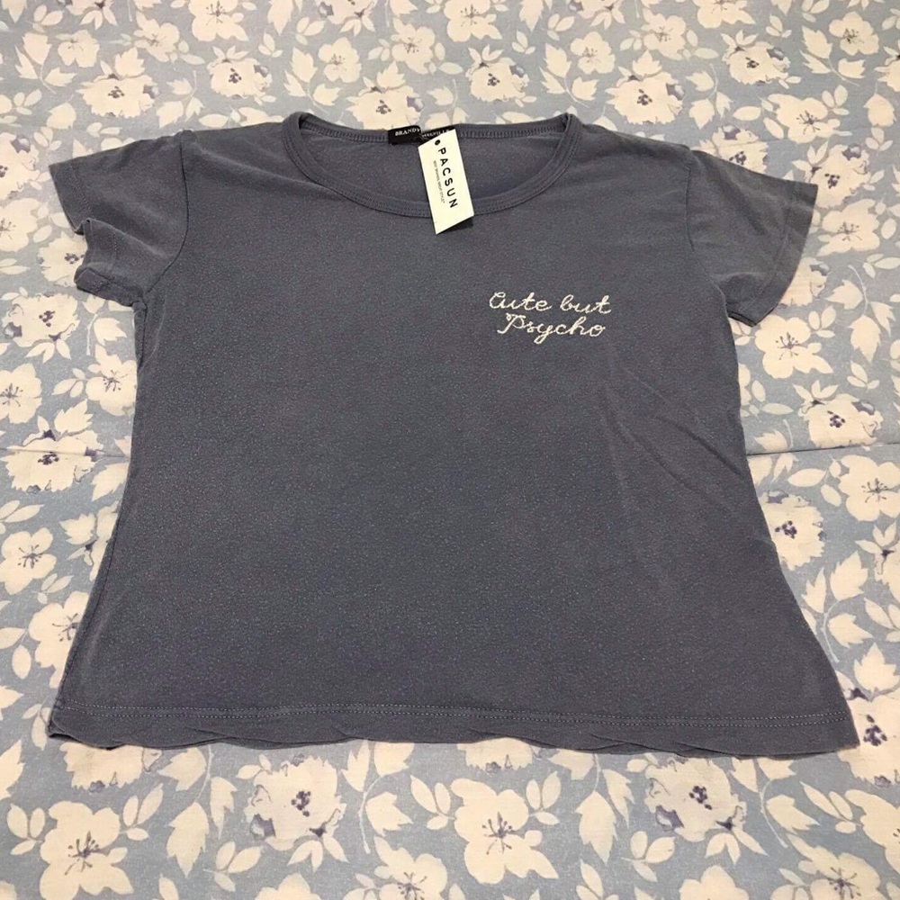 ❌ SOLD ❌ Brandy Melville Cute But Psycho Top