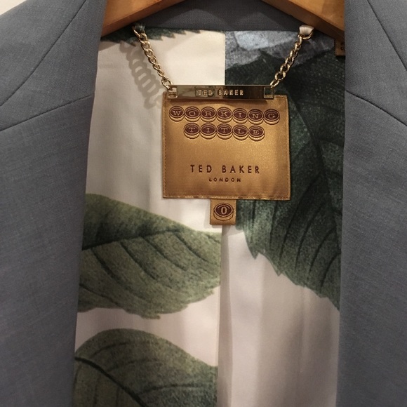 Ted baker slate blue/gray blazer - Picture 5 of 6