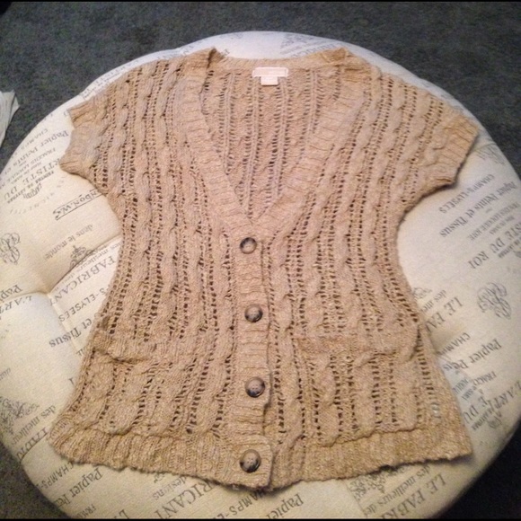 MICHAEL Michael Kors Sweaters - Michael Michael Kors brown cardigan size S
