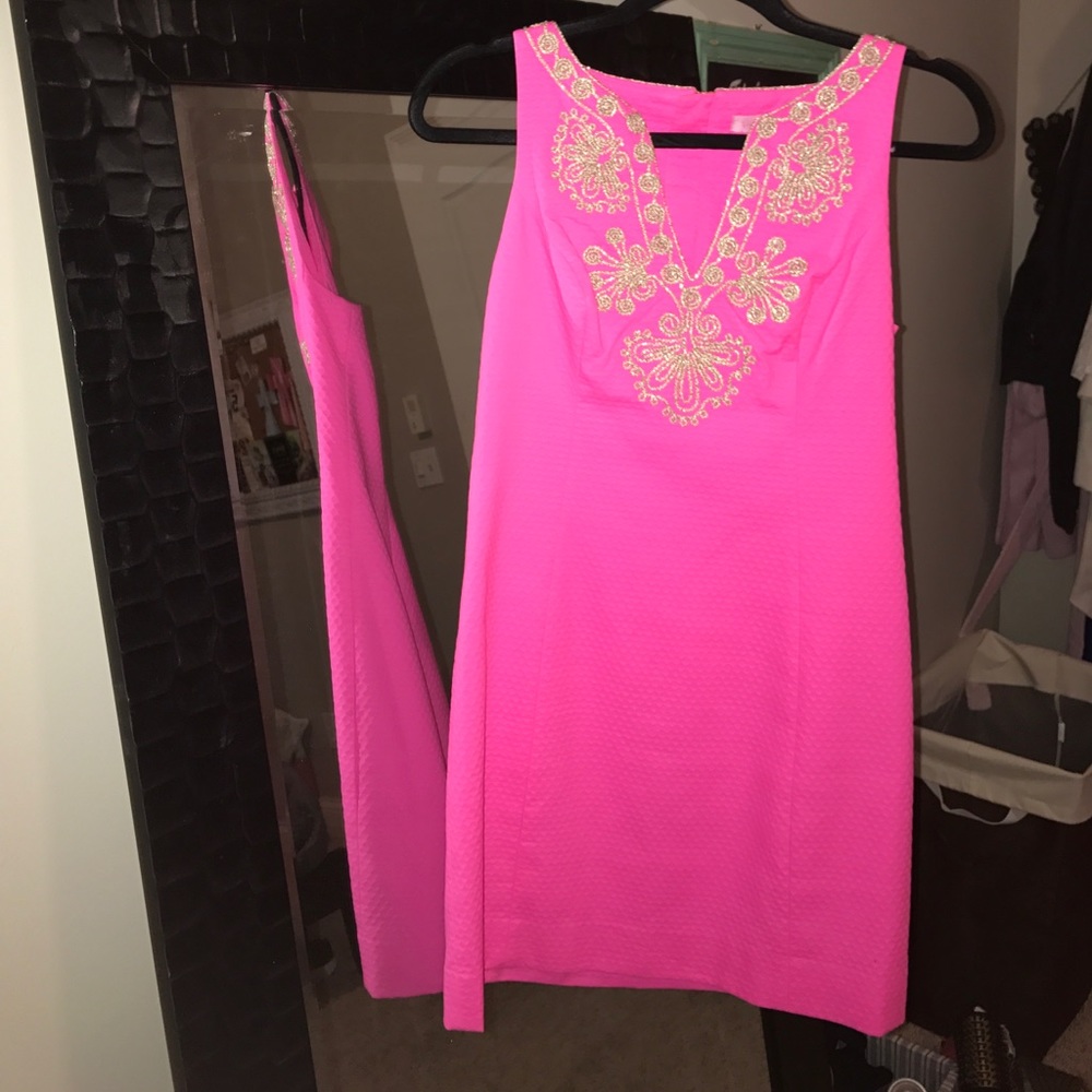 Lilly Pulitzer Hot Pink Dress
