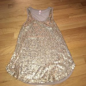 NWOT sequin tank top