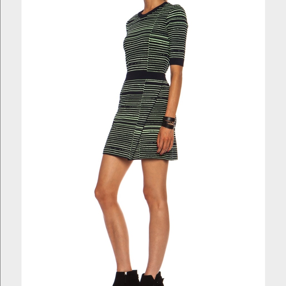 A.L.C. Culver Stripe Knit Dress