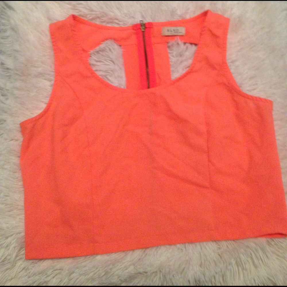 Neon clubbing top NWOT