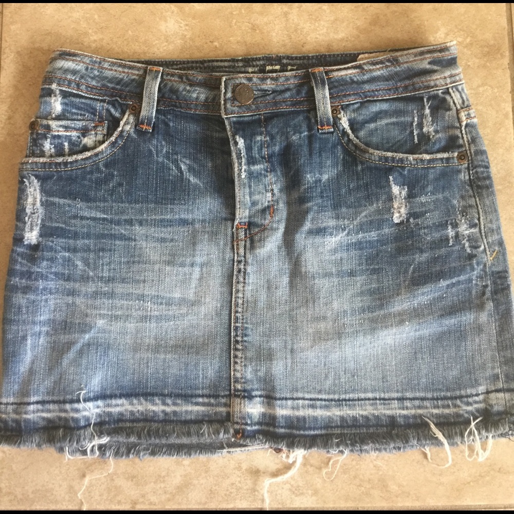 575 Denim mini skirt