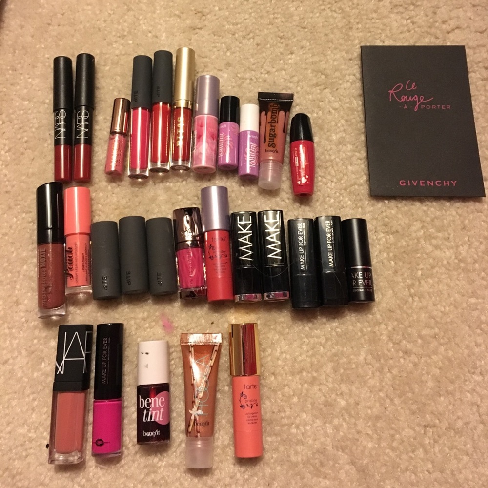 Deluxe lip tarte nars benefit bite urban decay