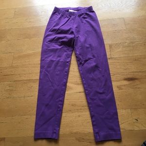 Purple leggings