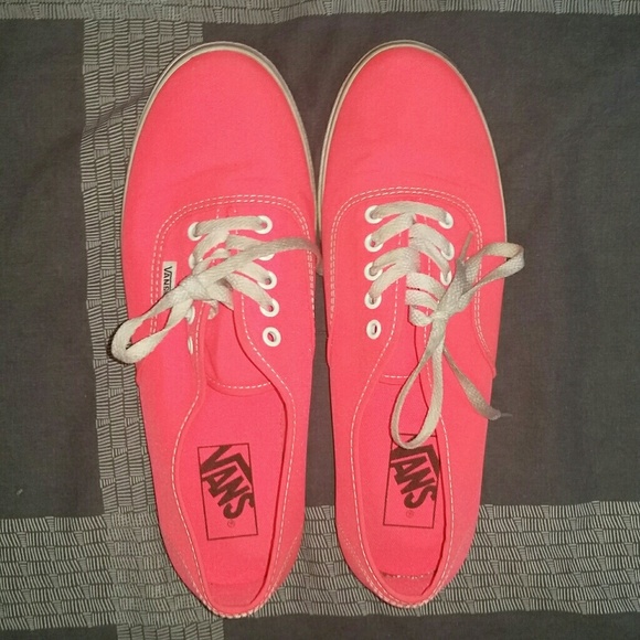 Neon Pink Vans Size 9 - Picture 1 of 2