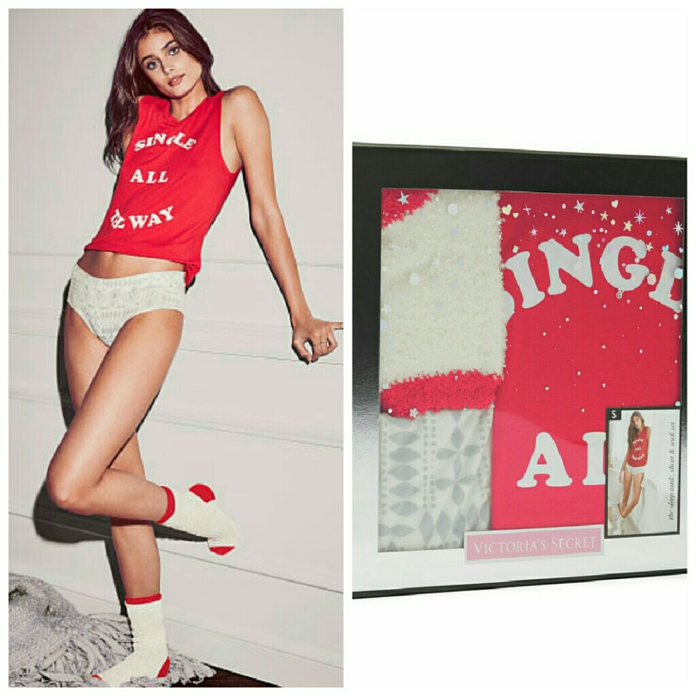 Victoria's Secret "Single All The Way" Sleep Set