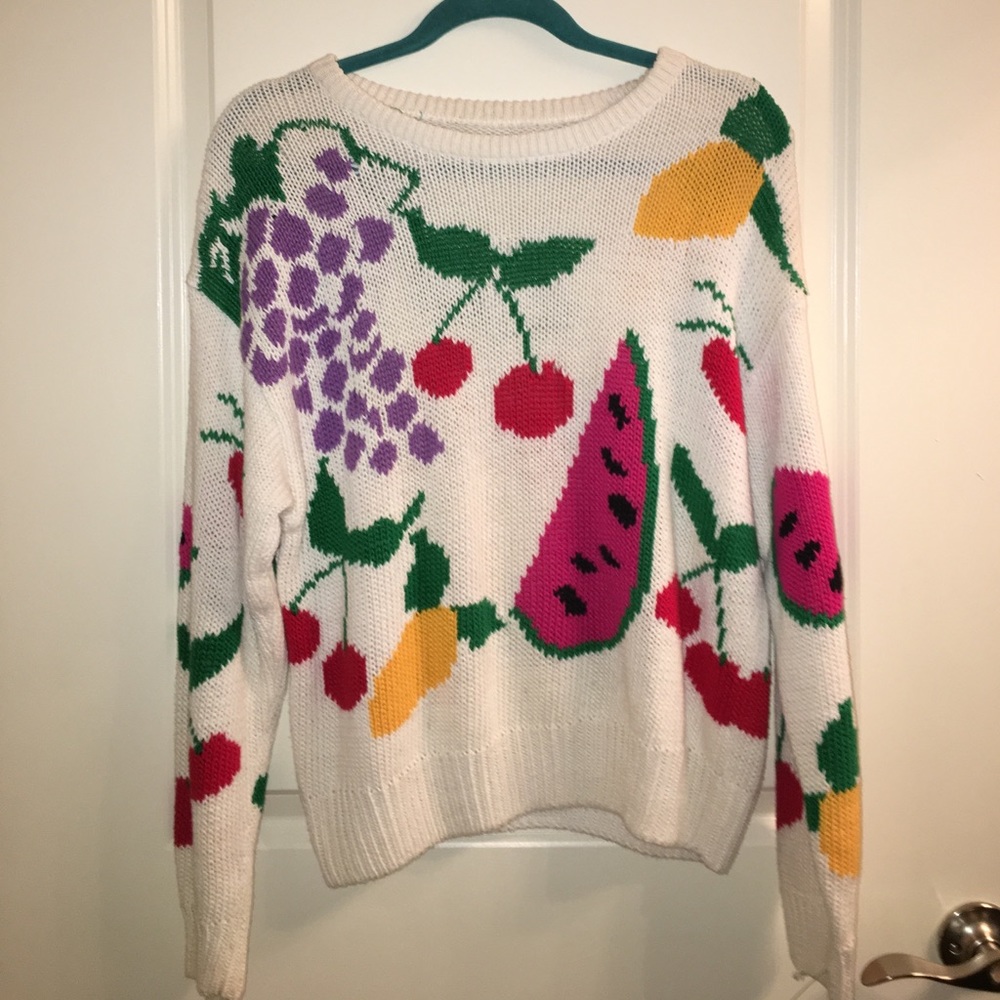 Vintage Fruit Sweater