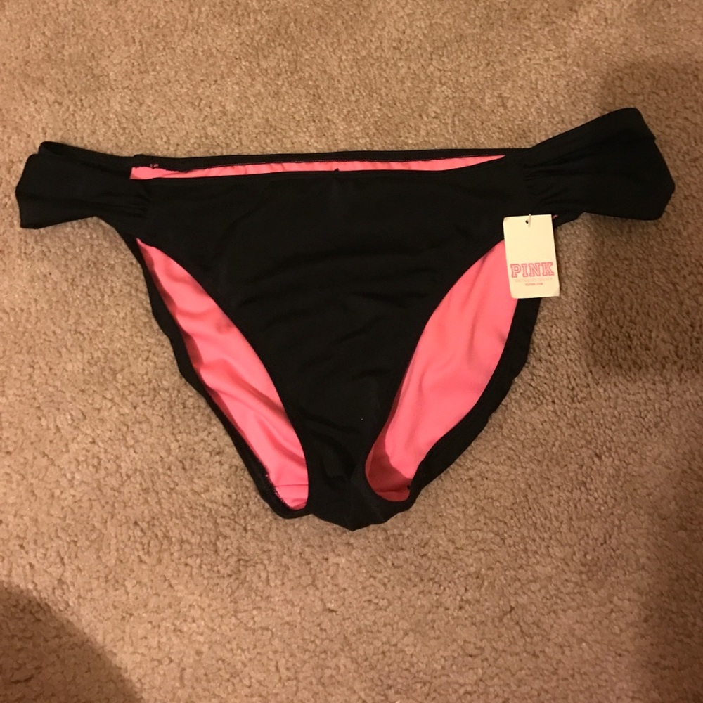 black bikini bottoms