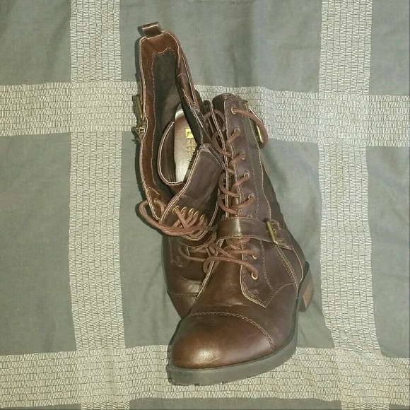 Dark Brown Boots, Like New - Picture 3 of 3