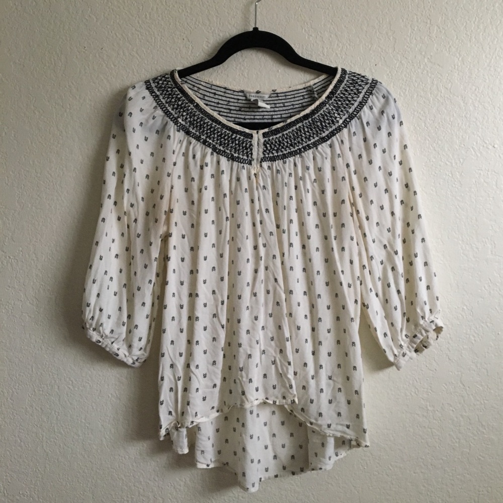 Peasant Blouse Top