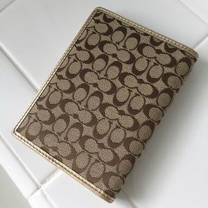 Coach passport holder