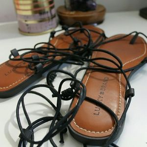 *Lucky Brand lace up gladiator sandals*
