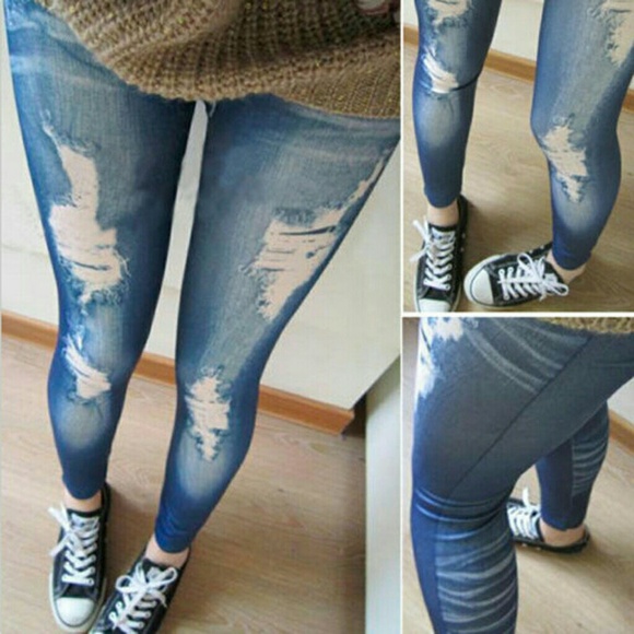Pants - SOLD......Skinny Leggings, Denim Style