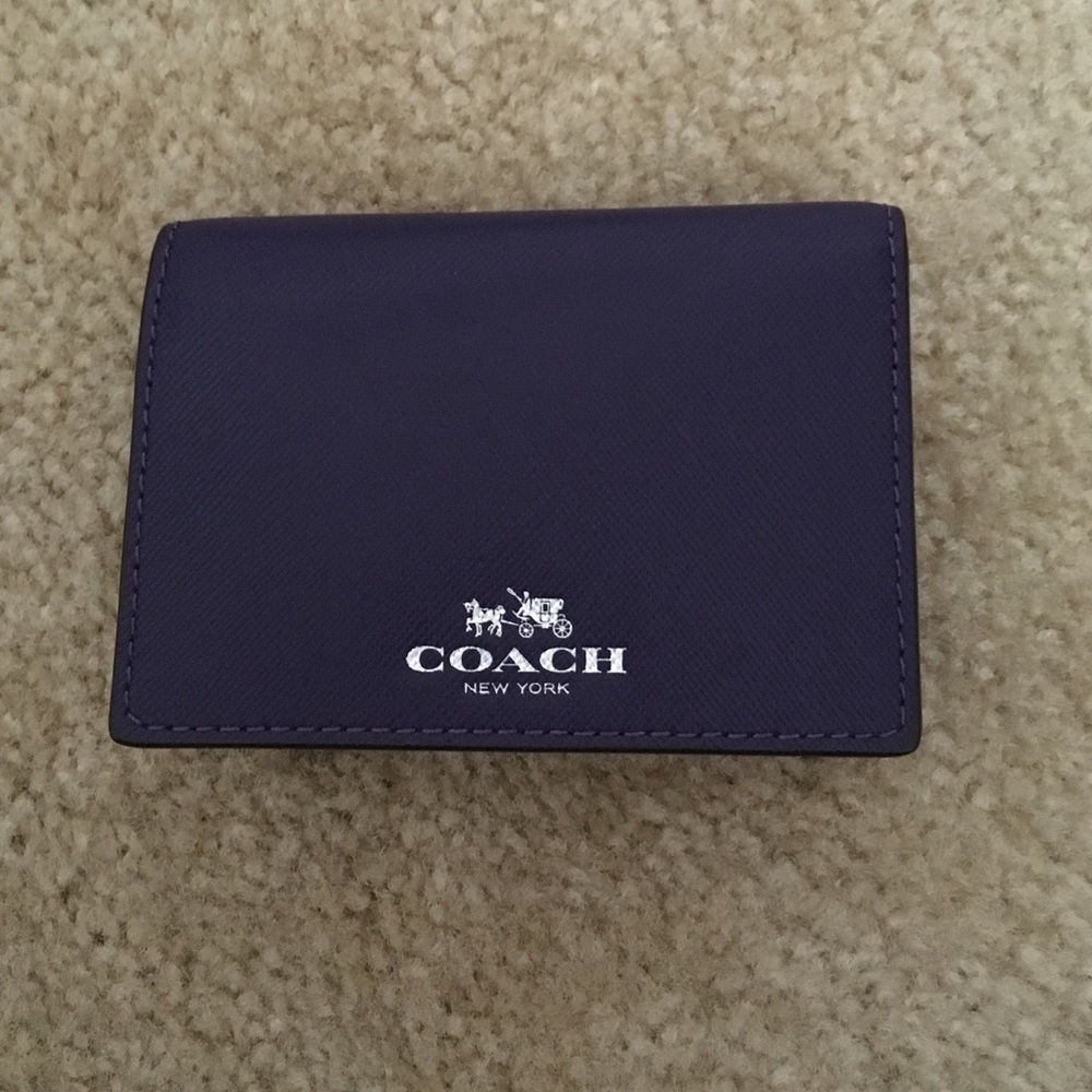 Coach coin and card purse