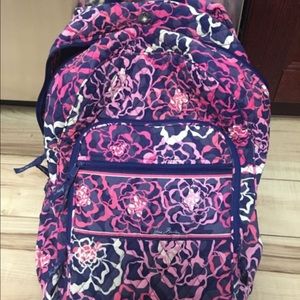 Vera Bradley Campus Backpack in Katalina Pink
