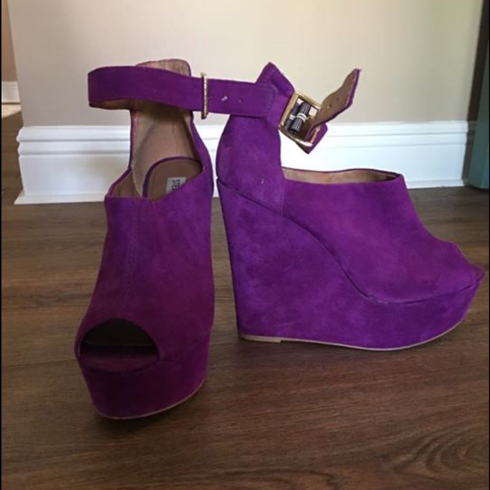 Steve Madden purple heels