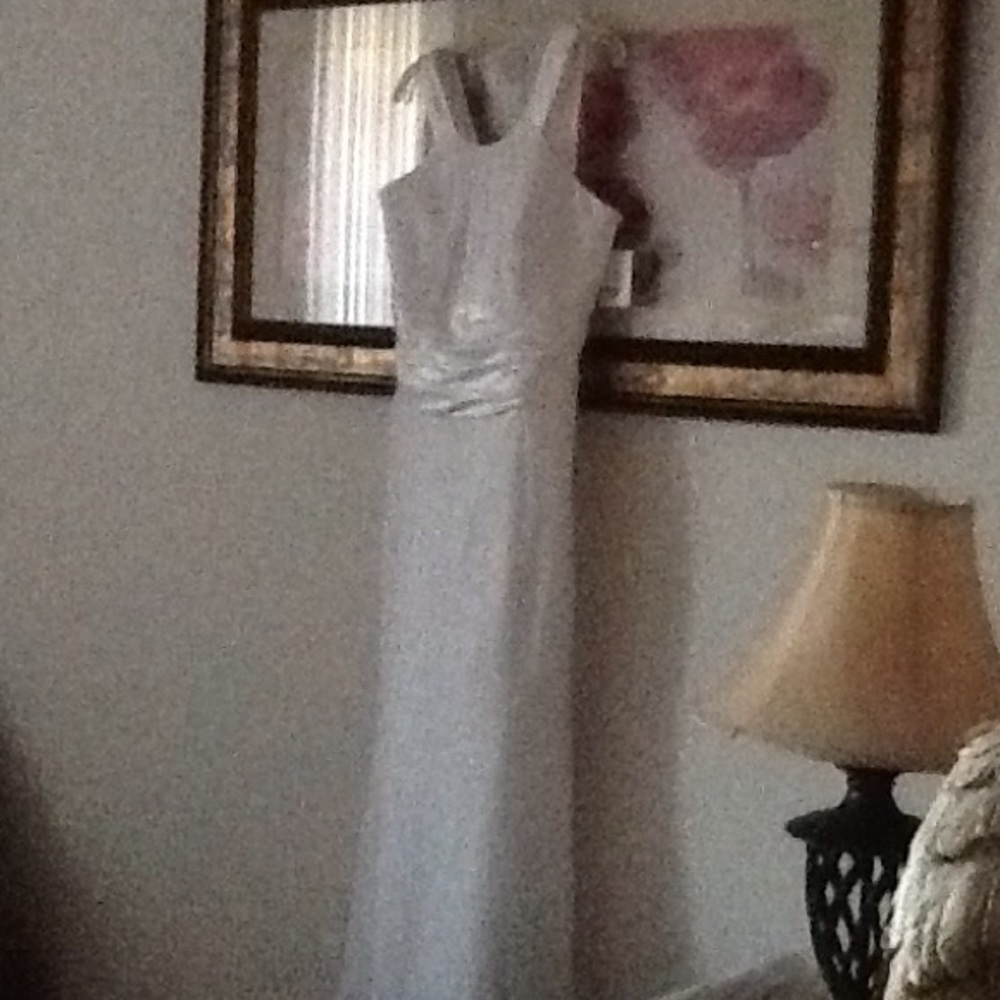White long dress