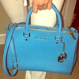 Michael Kors Sutton Satchel in Saffiano