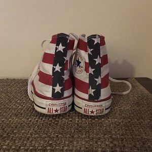 American Flag High-Top Converse