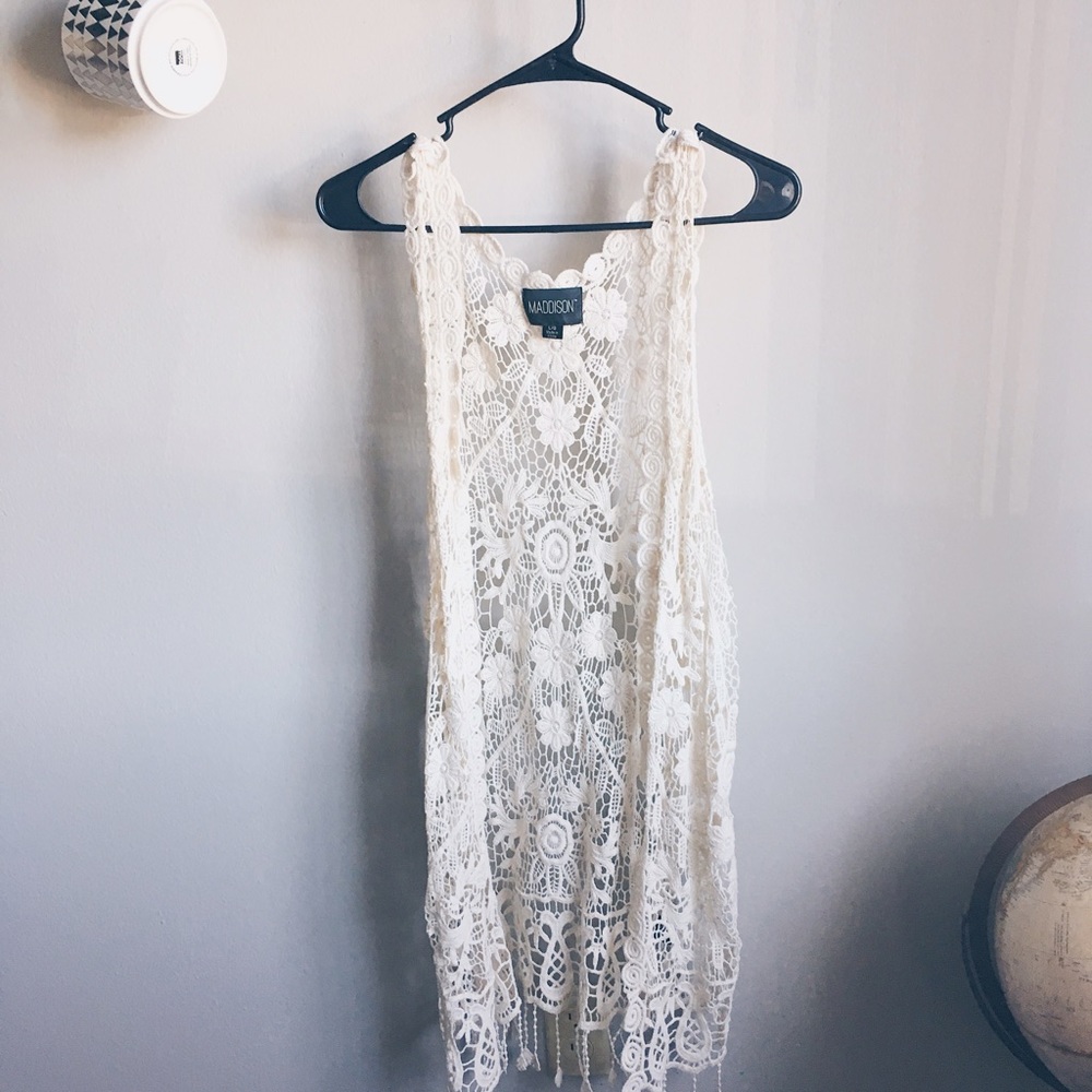 Crochet Sleeveless Cardigan