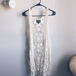 Crochet Sleeveless Cardigan