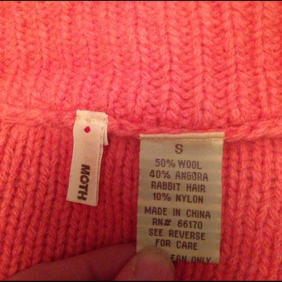 Moth pink cardigan sweater size small - Picture 2 of 2