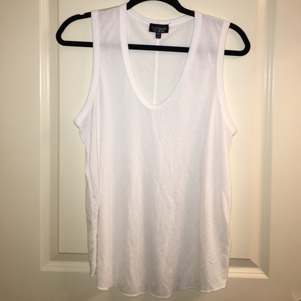 Topshop Low Cut Tank Top
